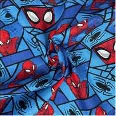 Marvel Spider-Man Mosaic Cotton Print Metre Fabrics