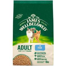 James Wellbeloved Cats Pets James Wellbeloved Adult Dry Cat Food with Fish & Rice 10kg Bag