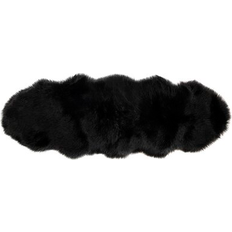 Walk on Me Faux Sheepskin Double Black