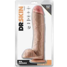 Blush Novelties Dildos Sex Toys Blush Novelties dr. skin mr. savage 11.5 inch dildo with balls beige 29,2 cm Beige