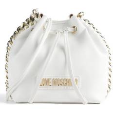 White - Women Bucket Bags Love Moschino Chain Items Bucket bag white