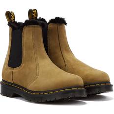 Femme - Vert Bottes Chelsea Dr. Martens 2976 Leonore Buffbuck - Dms Olive