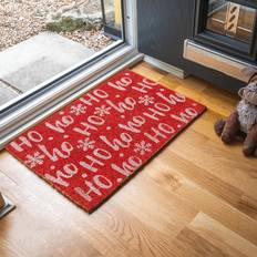 Carpets & Rugs Nicola Spring Christmas Coir Door Mat Brown cm