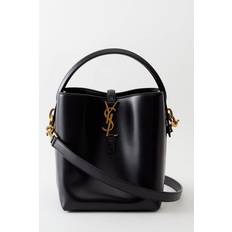 Saint Laurent Women Bucket Bags Saint Laurent Le 37 Small Leather Bucket Bag Womens Black