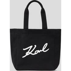 Karl Lagerfeld Bags Karl Lagerfeld K/signature Canvas Shopper, Woman, Black, Size: One size One size