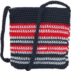 Stripes Crossbody Bags CTM Striped Crochet Cross Body Handbag