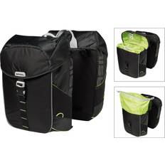 Bike Accessories Basil Doppelpacktasche "Miles" schwarz/lime