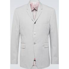 Cotton Blazers Thom Browne Gray Classic Sport Blazer