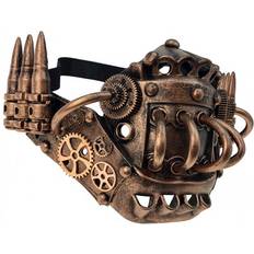 Film & TV Halb abdeckende Masken Cuthbert Steampunk Halbmaske als Kostümzubehör