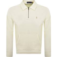 Polo Ralph Lauren Loopback Half Zip Sweatshirt - Cream