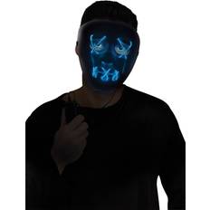 Leuchtende LED Maske Blau