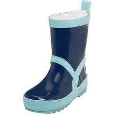 Textile Wellingtons Children's Shoes Playshoes Gummistiefel marine/hellblau