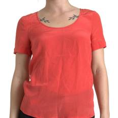 Skind Bluser Dolce & Gabbana Patrizia Pepe Orange Silke Bluse Top Orange