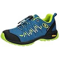 Brütting Expedition Kids Traillaufschuhe, Petrol/Lemon