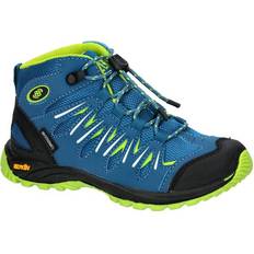 Brütting Expedition Kids High Traillaufschuhe, Petrol/Lemon