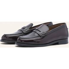 Röda Loafers Lottusse Loafers CHRIS DUNKELROT