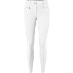 Abbigliamento Mountain Horse Pantaloni da Equitazione Full Grip Da Donna - Blanc