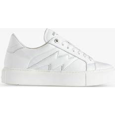 Zadig & Voltaire Zv1747 La Flash Lowtop Platform Trainers White