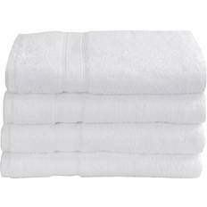 Borg Living Egyptisk Bomull Handduk 100x150 cm Vit Vit