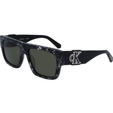 Calvin Klein Jeans CKJ23654S Sunglasses - Black/White