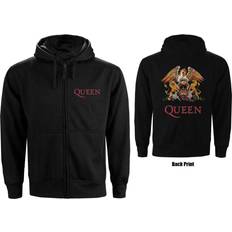 Queen Classic Crest Back Print Zipper Schwarz