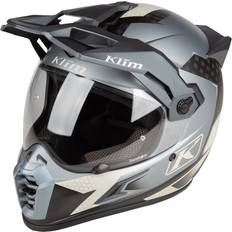 Klim Cascos de moto Klim Krios Pro Charger Casco de motocross, gris, tamaño para hombre