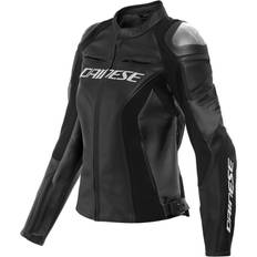 Women Motorcycle Jackets Dainese Racing 4 Leather Jacket - Black Woman