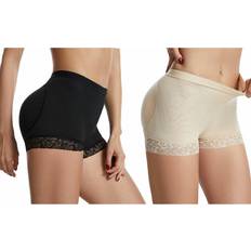 J&Y Breathable Shapewear Shorts with Padding Black