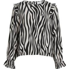 Vila Blouses Vila Frill Long Sleeved Blouse