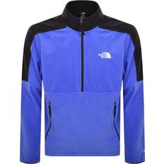 Polartec 100 zip The North Face Men's Elements Polartec 100 1/4 Zip Fleece - Solar Blue/TNF Black