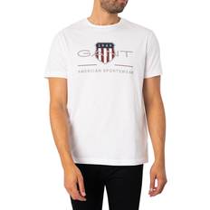 Gant Camisetas Gant Reg Archive Shield - White