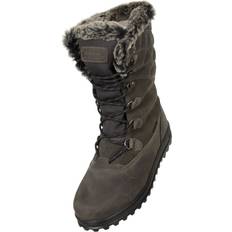 Mountain warehouse Womens/Ladies Vostok Leather Snow Boots Grey