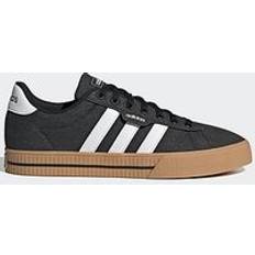 Adidas adidas Sportswear Mens Canvas Daily 3.0 Trainers Black/Gum, Black, 6, Men