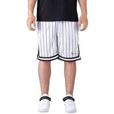 Karl Kani Bukser & Shorts Karl Kani signature pinstripe mesh shorts herren kurze hose weiß 6014921 Weiß