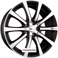 Car Rims Brock felgen rc b21 8x18 et35 5x112 schwarz matt voll poliert smvp 18zoll Schwarz matt voll poliert 8