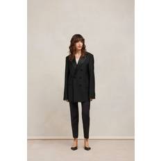 Round - Women Blazers Ami Paris Double Breasted Smoking Jacket Black for Women