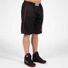 Gorilla Wear Wallace Mesh Shorts, Black/Red