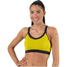 Craft Donna Reggiseni Craft Motion Bra Black/Yellow Female