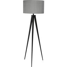 Zuiver Tripod, Sort/Grå Gulvlampe