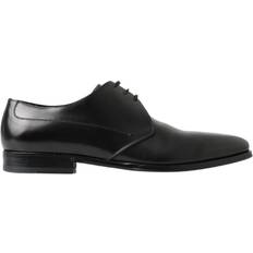 Dolce & Gabbana Laced Loafers Dolce & Gabbana Black Derby Formal Dress Shoes