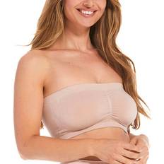 Bamboo Bras Magic Bamboo Bandeau Bra with Push-Up Effect - Pink