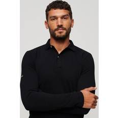 Superdry Polo Shirts Superdry Studios Long Sleeve Jersey Polo Shirt