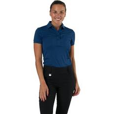 J.Lindeberg Golf Ropa J.Lindeberg Tour Tech Golf Polo Midnight Blue, Female, Tøj, T-shirt, Golf, Blå