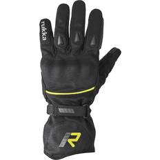 Rukka Accesorios de Motocicleta Rukka Virium 2.0 GTX Guantes de motocicleta, negro-amarillo, tamaño para hombre