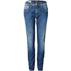 Replay Herren Jeans Anbass Slim-Fit Hyperflex mit Stretch, Blau Dark Blue 007 36L