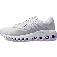 K Swiss Women's Tubes Sport Training Shoe, Blanc De Blanc/Raindrops/Purple Rose