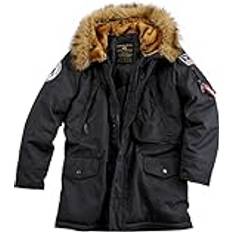 Alpha Industries Herren Polar Jacket Winterjacke, Black