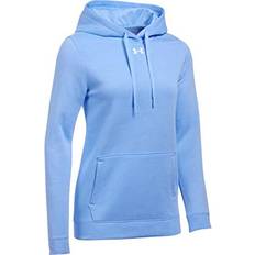 Under Armour Women's Hustle Hoodie Columbia Blue White