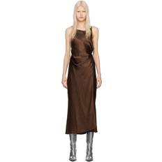 Acne Studios Klänningar Acne Studios Klänning Satin Chocolate