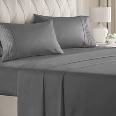 CGK Unlimited Comfy Breathable & Cooling Bed Sheet Gray (274.3x259.1)